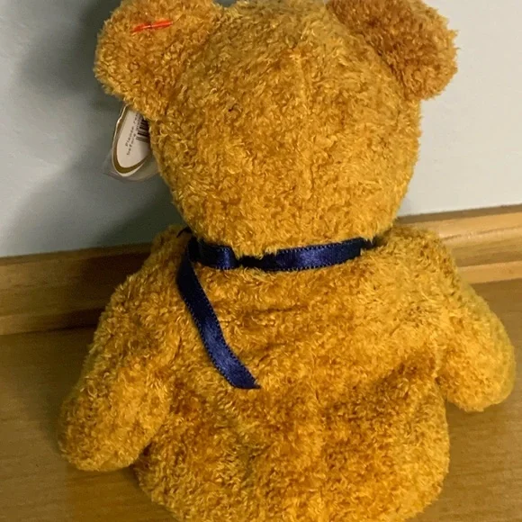 FUZZ THE BEAR Original TY Beanie Baby Bear RETIRED 1998 ERRORS RARE MWT